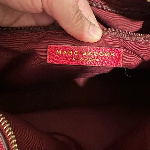 Marc Jacobs Red Leather Hobo Bag - Picture 6 of 13